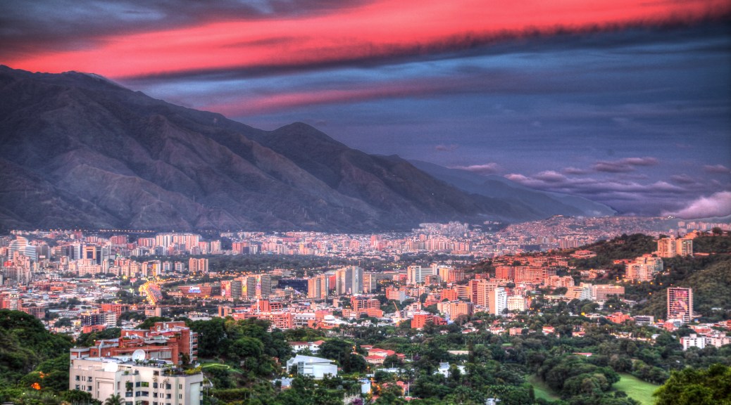 Sunset over Caracas