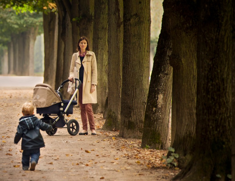 Parisian mother and child