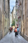 Paris walkway.