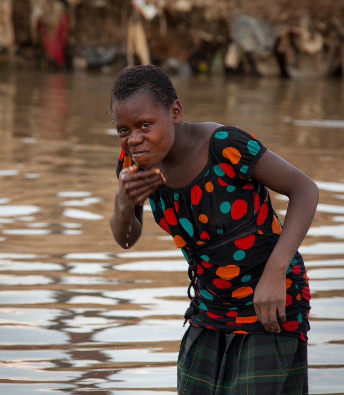 Bathing in the River