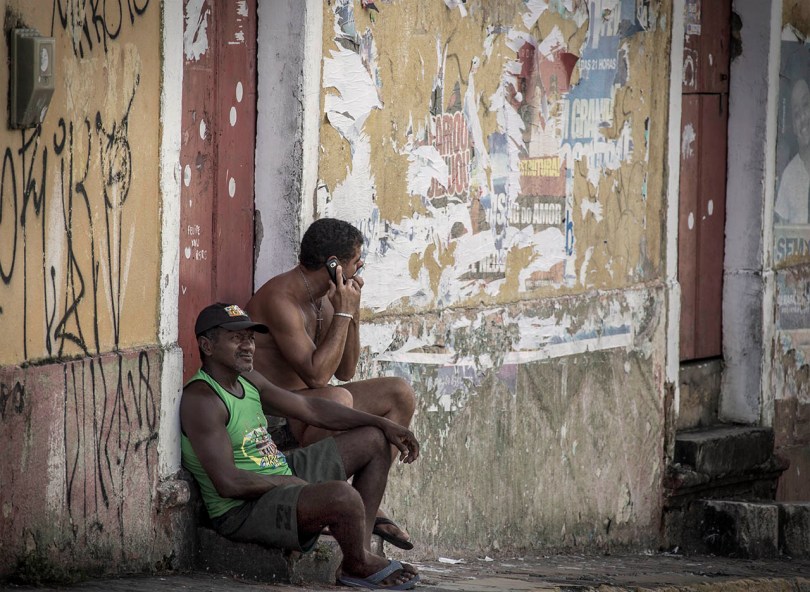 Two men in Olinda, Brazil.