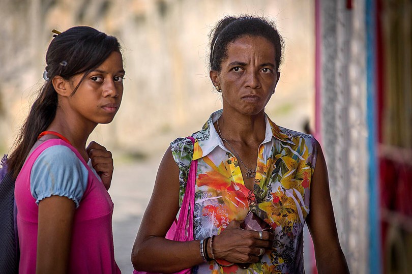 Brazilian Mother and Daughter.