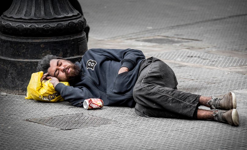Homeless in Sao Paulo, Brazil.