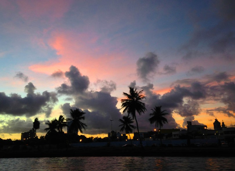 Recife, Brazil sunset.