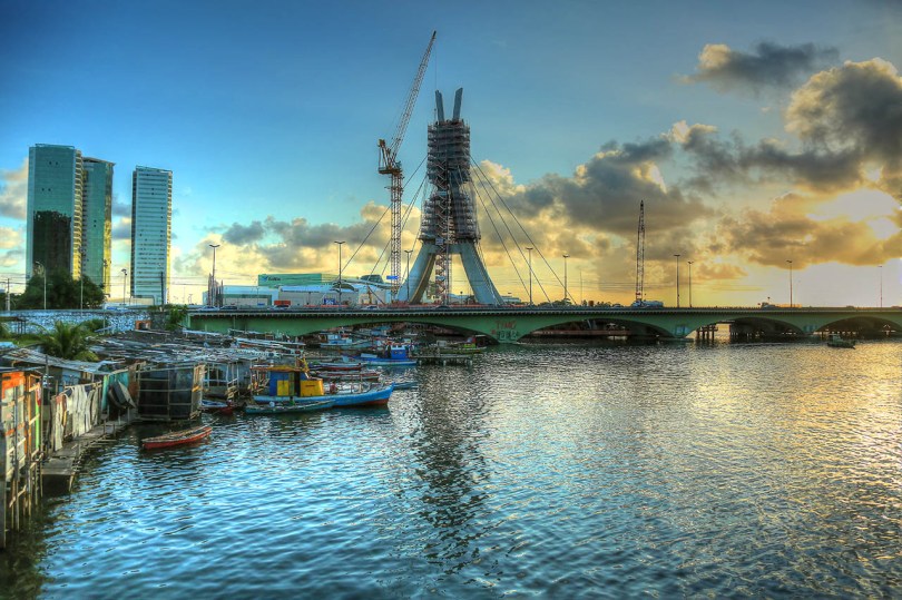 Recife, Brazil sunset.