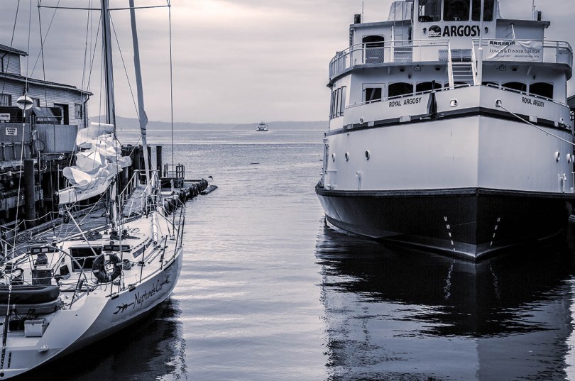Sailboat and Steamer