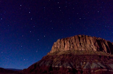 Big Dipper above Wind Gate Capitol Reef.