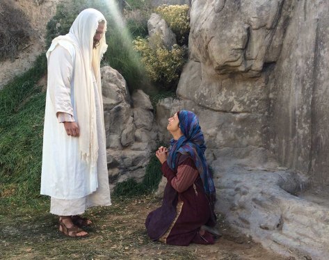 The resurrected Lord and Mary Magdalene.