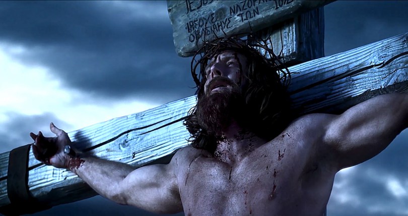 Jesus is crucified.