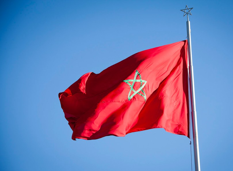 Moroccan flag.