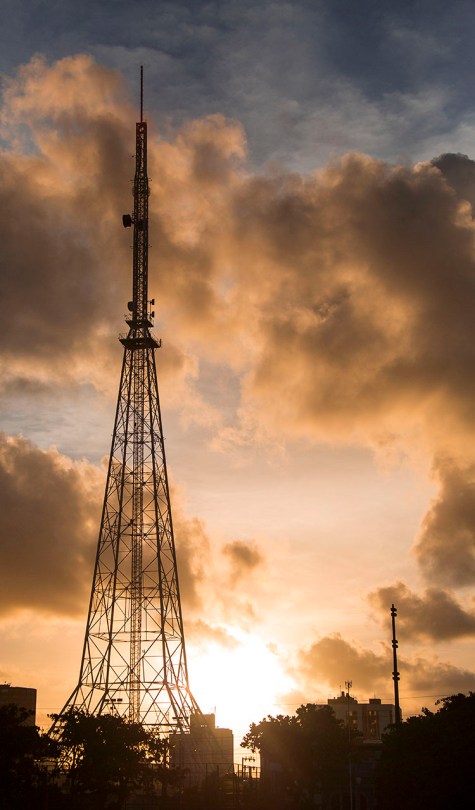 Recife, Brazil radio tower.