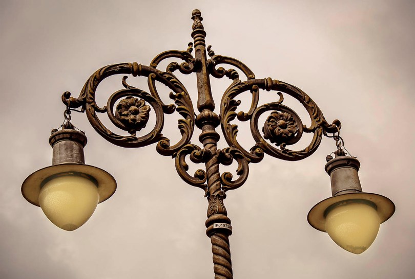 Sao Paulo, Brazil street lamps.