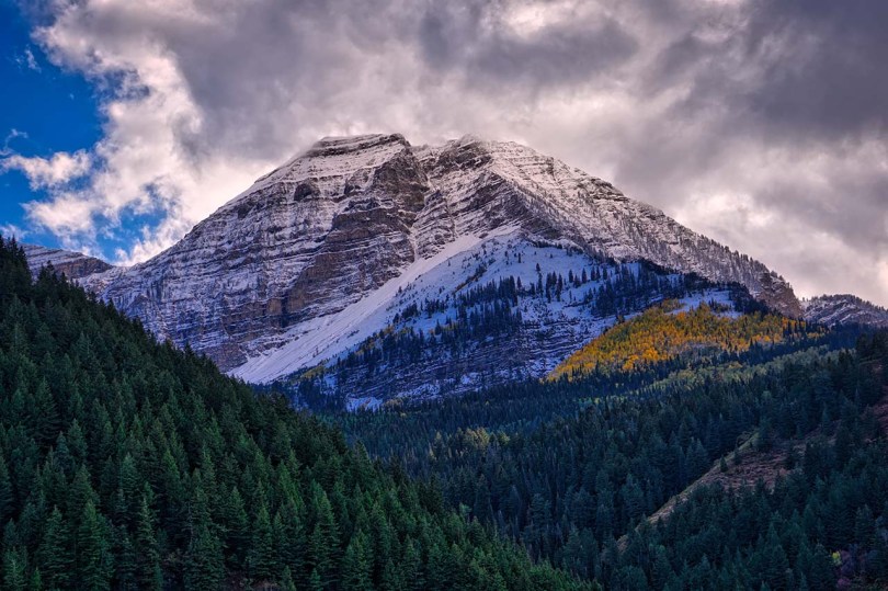 Mount Timpanogos back.