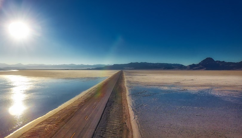 Bonneville Salt Flats Speedway Drive.